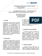 Gerenciamento da integridade de dutos utilizando a norma ASME B31.3