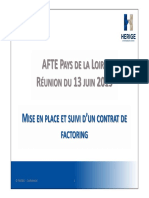 2019 - 06 - 13 PDL Mise en Place Contrat Factoring