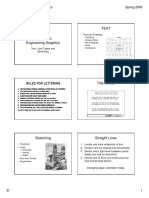 ENGR 150 Engineering Graphics Spring 2009: - Technical Drawings