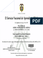 El Servicio Nacional de Aprendizaje SENA: Albeiro Andres Montiel Moreno