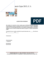 Carta de Trabajo FC DH