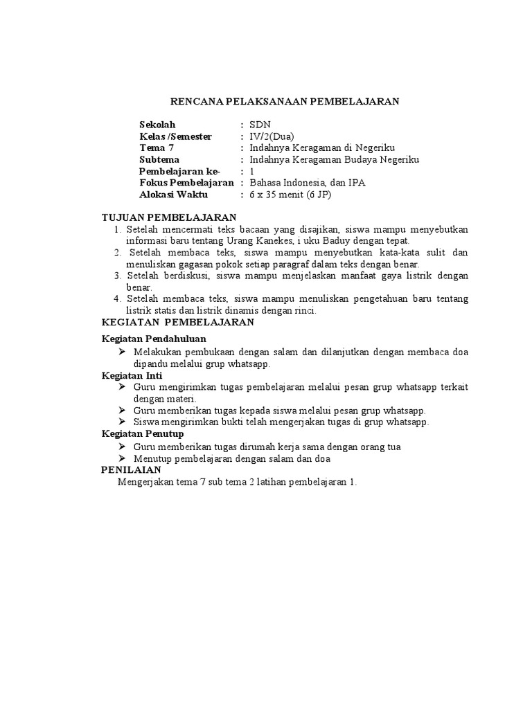 Tema 7 Subtema 2 | PDF | Karier & Perkembangan | Seni & Disiplin Bahasa
