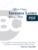 The Blue Chips Winter 2020: Investor Letter