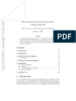 Extremal Inscribed and Circumscribed Complex Ellip