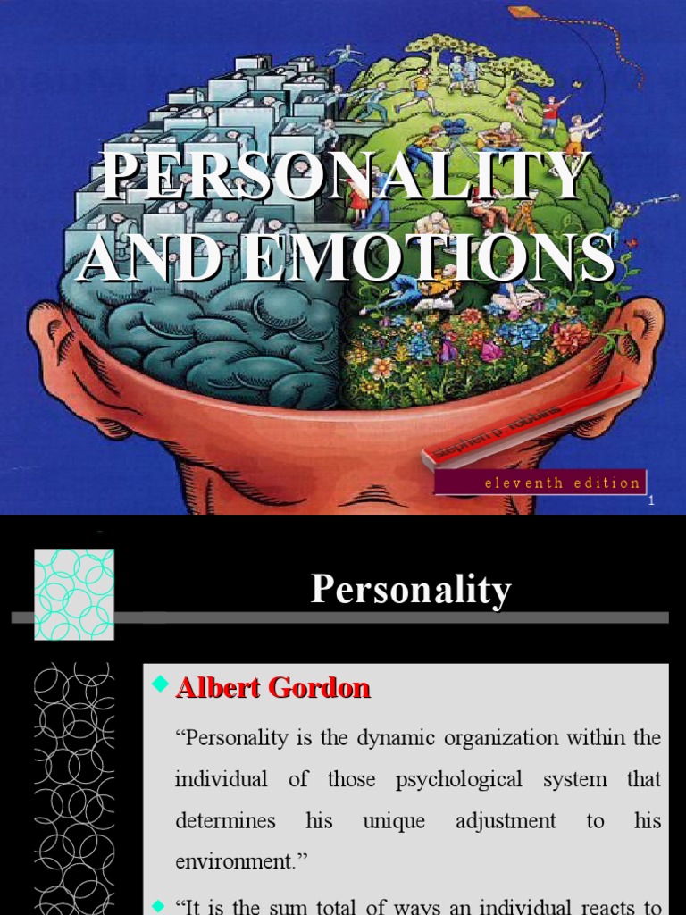 Understanding Personality and Emotions | PDF | Emotions | Extraversion ...