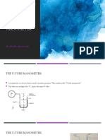 The U-Tube Manometer: By: Atharva and Lillian