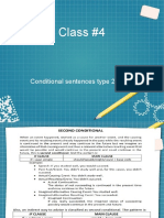 Class #4: Conditional Sentences Type 2 and 3