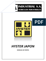 Manual de Partes Hyster Japon B466