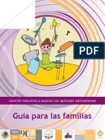 Sep. (2011) Atención Educativa A Alumnos Con Aptitudes Sobresalientes - Guía para Familias