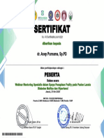 Sertifikat Dr. Asep Purnama, SP - PD