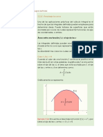 2.2.5 Aplicaciones de La Integral Definida: 2.2.5.1 Área Bajo La Curva