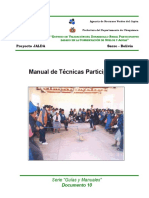 MANUAL DE TECNICAS PARTICIPATIVAS