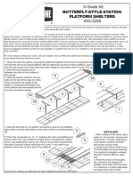 Butterfly-Style Station Platform Shelters: N Scale Kit 933-3258