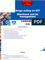 Lecture 09 - Drugs Acting On GIT - Diarrhea
