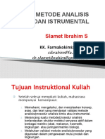 Validasi Metode Analisis Kimia Dan Instrumental