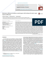 Beeswax-Chitosan Emulsion Coated Paper With Enhanced Water Vapor Barrier Efficiency