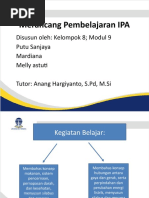 Merancang Pembelajaran IPA