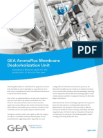 GEA AromaPlus Membrane Dealcoholization Unit Leaflet Tcm11 57976