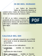 8.1 Desarrollo Humano - Idh