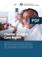 Charter of Aged Care Rights Booklet English