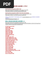 Download bollywood movies albums - a to z by prayasindia SN5102525 doc pdf