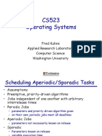 SCHEDULING APERIODIC TASKS