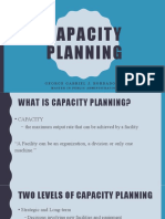 Capacity Planning: George Gabriel J. Bordado Vii