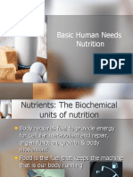 Basic Human Needs - Nutrition