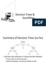 Decision Trees & Overfi/ng
