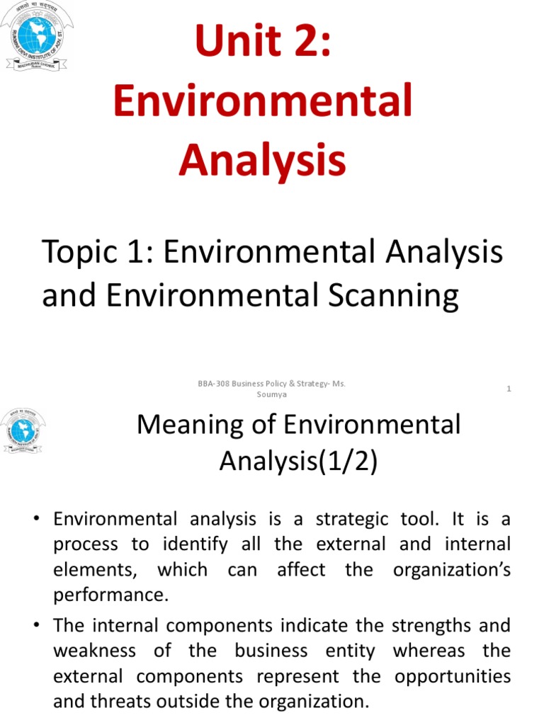Environmental Analysis in Business Strategy | PDF | Swot Analysis ...