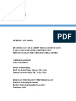 Pemodelan Cold Chain Management Ikan Cakalang