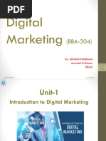 Digital Marketing: By: Shivani Khurana Assistant Professor Rdias