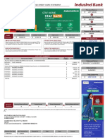 Indusind Bank Platinum Aura Edge Credit Card Statement