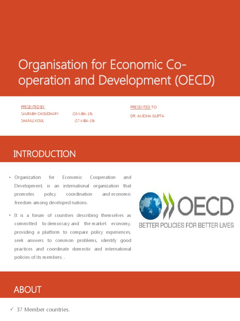 Overview of the OECD Organization | PDF | Policy | Economies