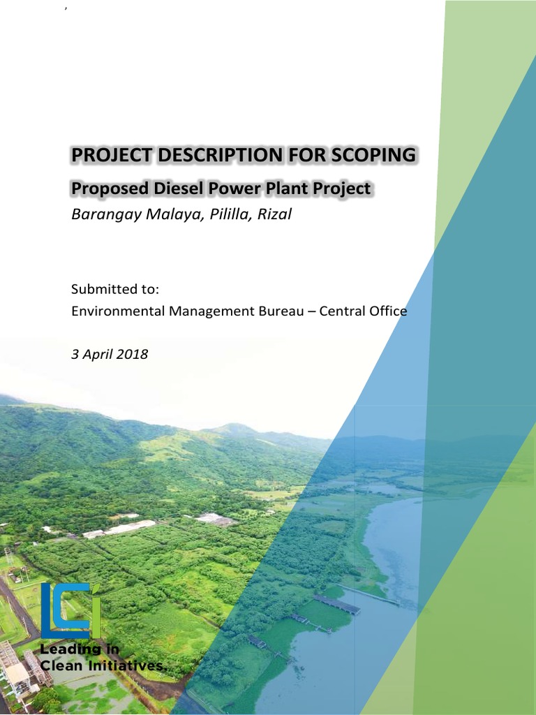 1 INGRID Pililla 150MW Diesel Power Plant PDS - Rev2apr2018 | PDF ...