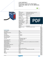 Telemecanique Photoelectric Sensors XU XUK1ARCNL2 Document