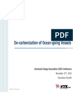 De-Carbonization of Ocean-Going Vessels: Ammonia Energy Association 2020 Conference