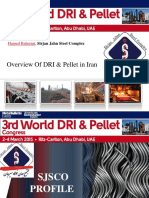 Overview of DRI & Pellet in Iran:, Sirjan Jahn Steel Complex