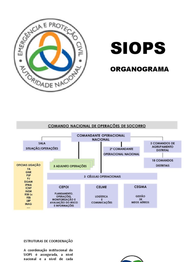 Estrutura e Coordenação do SIOPS | PDF