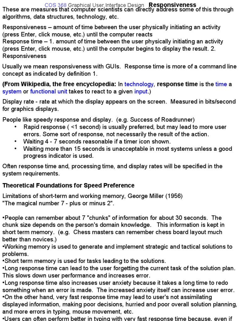 GUI Design: Enhancing Responsiveness | PDF | Computer Program | Programming