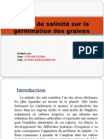 L'effet de Salinité Sur La Germination Des Graines