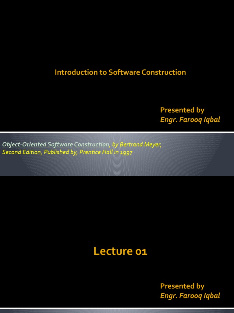 Software Construction Fundamentals Guide | PDF | Computer Programming ...