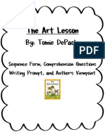 The Art Lesson: By: Tomie Depaola