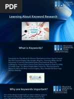 Learning About Keyword Research