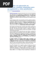 El derecho a la educación en Marruecos