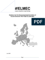 Welmec: Guidance For The Harmonised Implementation of Council Directive 76/211/EEC As Amended