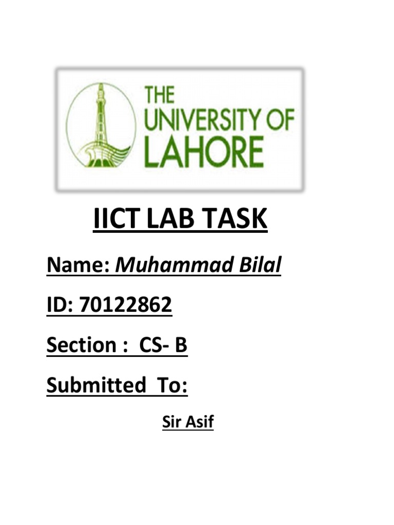 Lab Task 4 05 2021 | PDF | Information Technology | Software