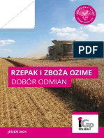 IGP Polska Rzepak I Zboża Ozime Dobór Odmian 2021