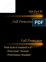 Sub-Part M: Fall Protection