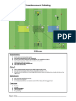 Torschuss Nach Dribbling: Organisation